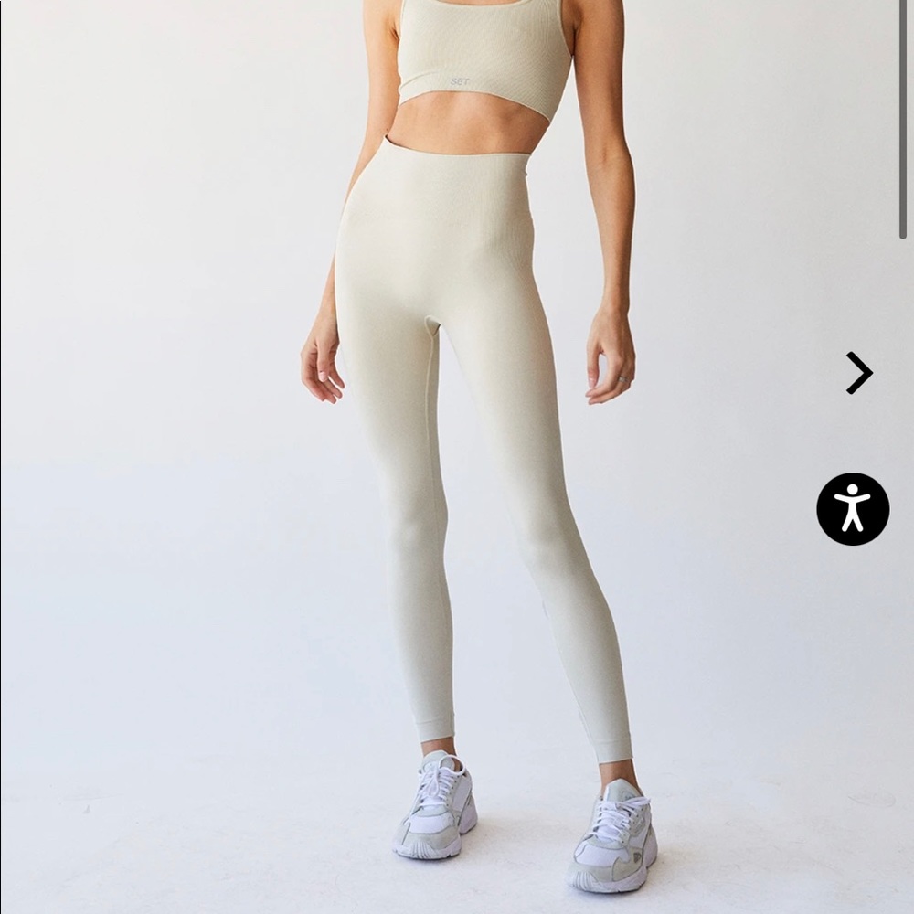 Set Active Sculptflex Leggings in Oatmilk